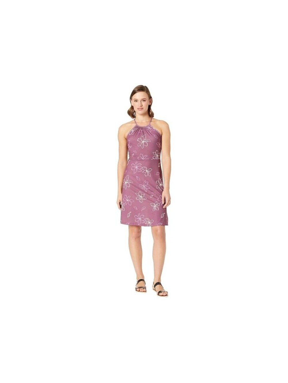 FIG Clothing Uma Dress (Purple Magnolia) Women's Dress M